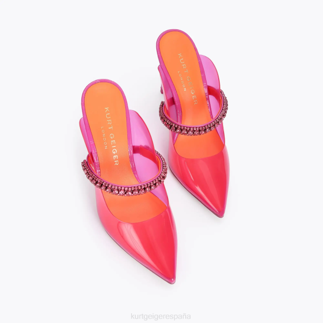 Kurt Geiger mujer vinilo del duque de londres 2LPR389 | calzados fucsia